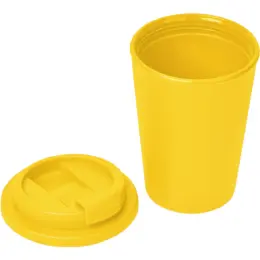 Altitude Wednesday Plastic Double-Wall Tumbler Yellow Open